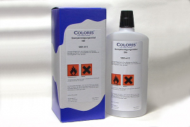 Flasche mit 1 Liter Reinigungsmittel COLORIS 390 für ölhaltige Spezialfarben, 1.000 ml (1 Liter)