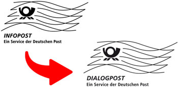 Dialogpost-Stempel