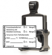 Profi-Stempel 'Wareneingangskontrolle' nach HACCP, ca. 58 x 38 mm