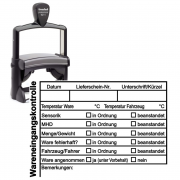 Profi-Automatikstempel 'Wareneingangskontrolle (Abdruckgröße ca. 75 x 53 mm)