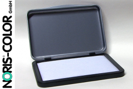 NORIS Bürostempelkissen ungetränkt, Nutzfläche ca. 5 x 8,5 cm, Metalldeckel