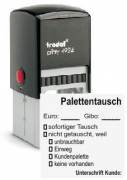 Palettenstempel (Palettentausch) - Trodat 4924