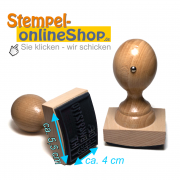IPPC-Stempel (ispm), Wiegestempel, ca. 5,5 x 4 cm