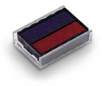 Ersatz-Farbkissen für Trodat Printy 4850, Abdruck Blau/Rot