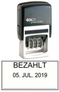 Datumautomat COLOP s260 mit Standardtext 'Bezahlt'